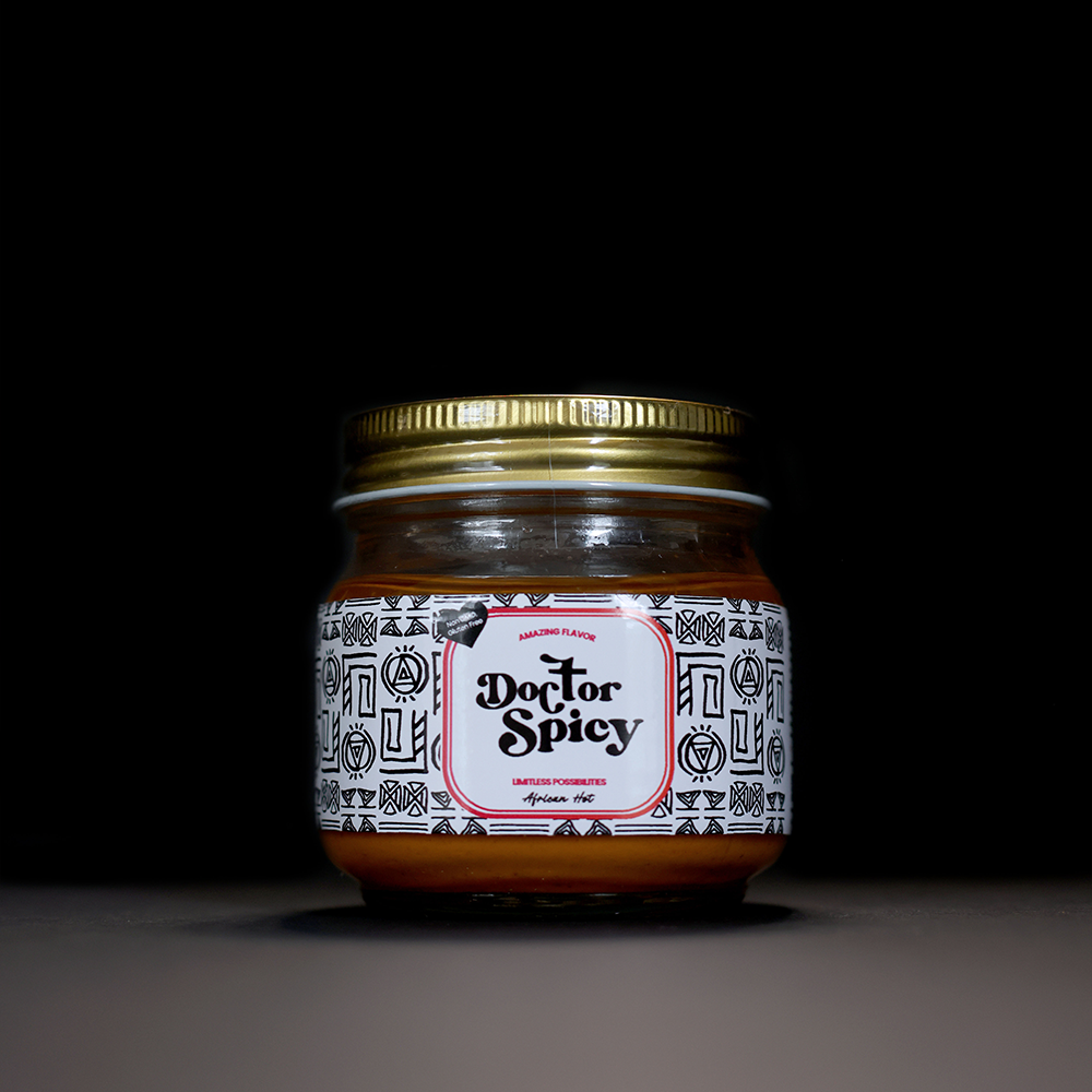 Glass Jar - African Hot